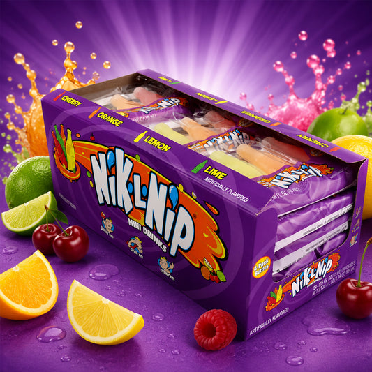 Nik-L-Nip Original Wax Candy Bottles 39g 18 x 16ml (4 Pack) Vorratspack