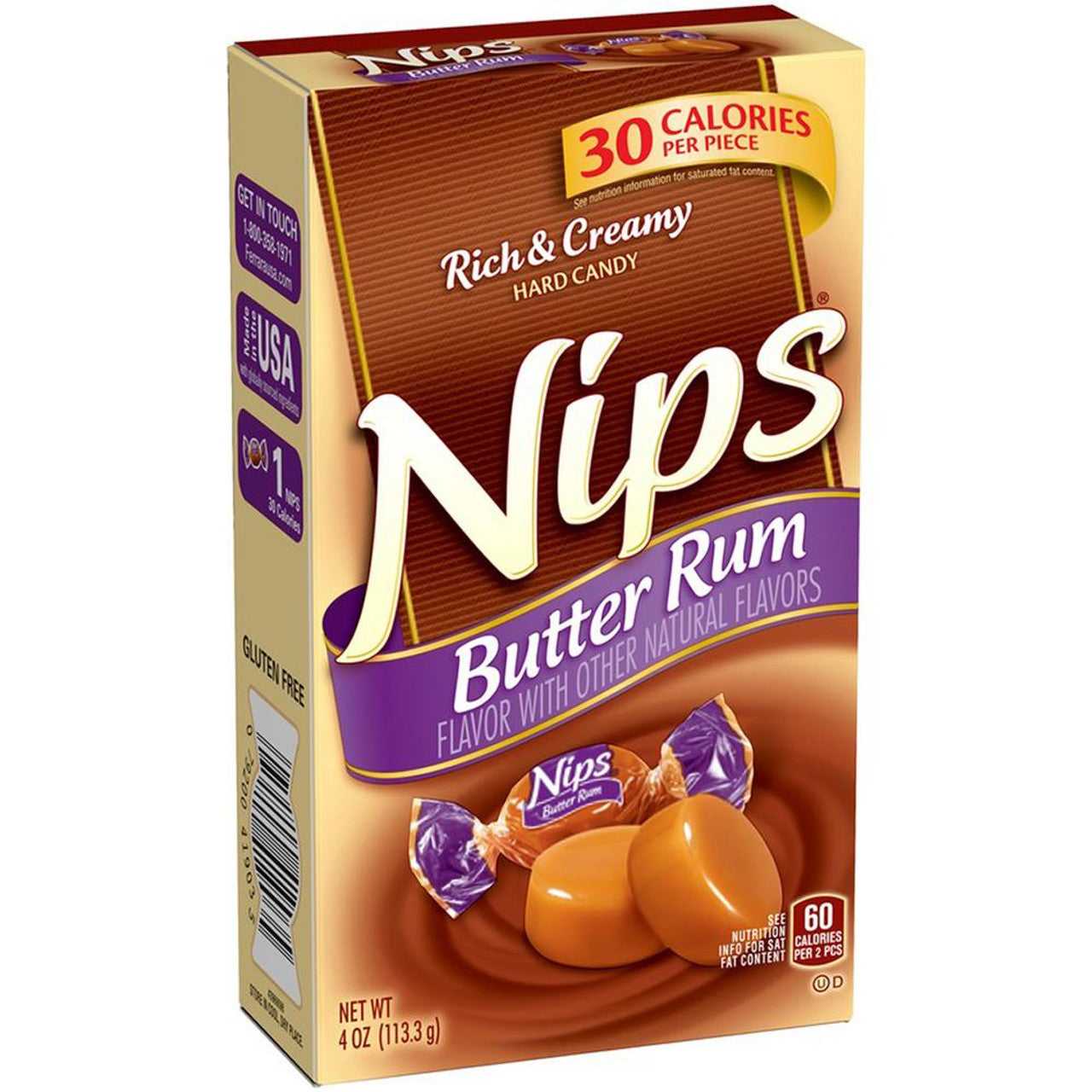 Nips Hard Candy Butter Rum 113,3g