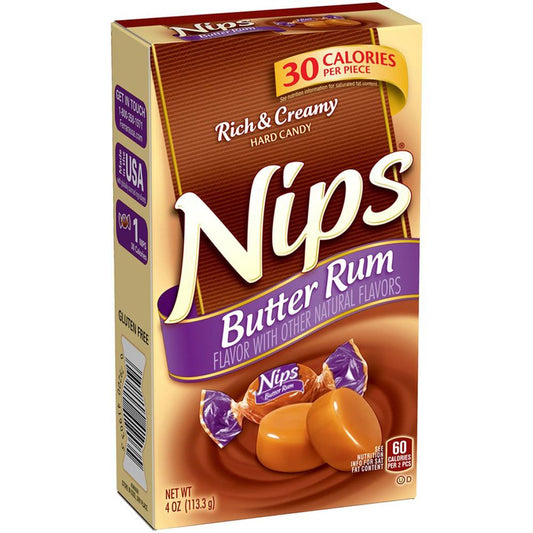 Nips Hard Candy Butter Rum 113,3g
