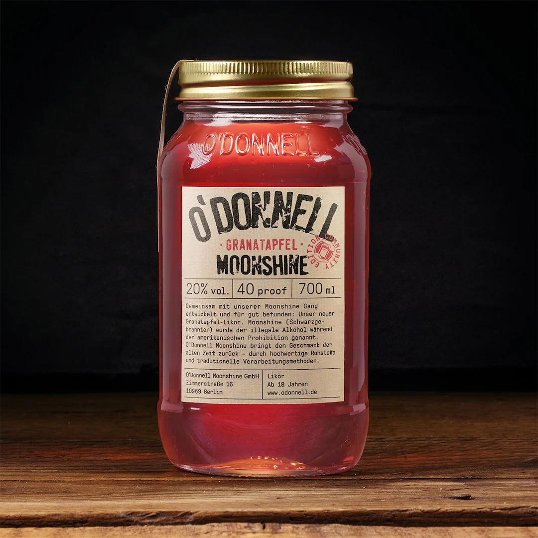 O'Donnell - MOONSHINE Granatapfel 700ml 20% vol.
