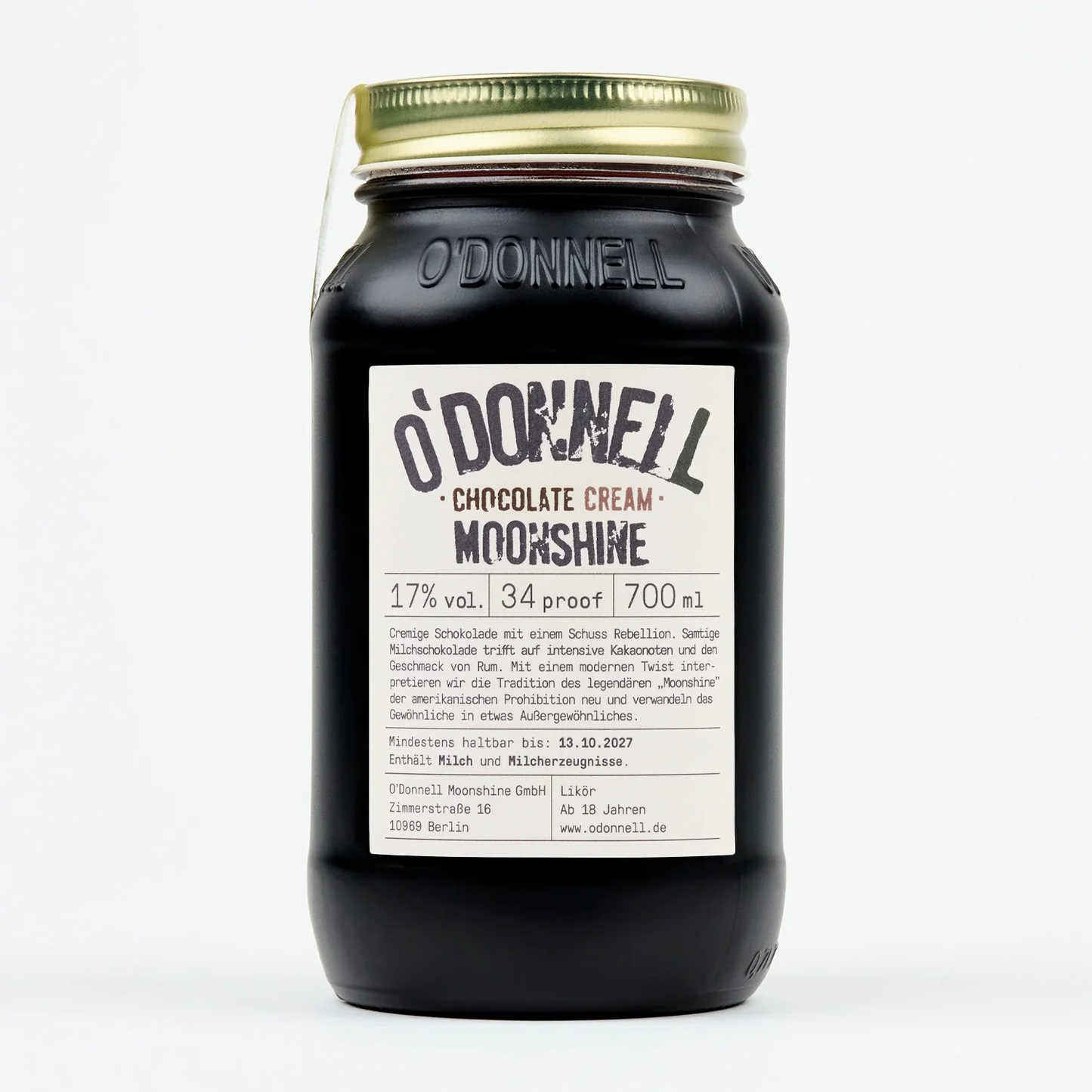 O'Donnell - MOONSHINE Chocolate Cream 700ml 17% vol.