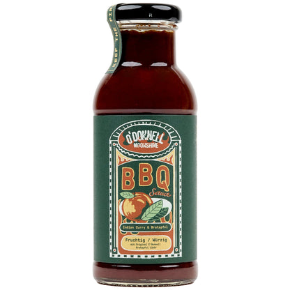 O'Donnell Moonshine BBQ Sauce Indian Curry & Bratapfel 260ml