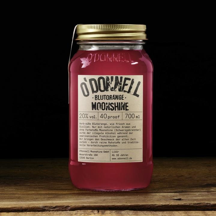 O'Donnell - MOONSHINE Blutorange 700ml 20% vol.