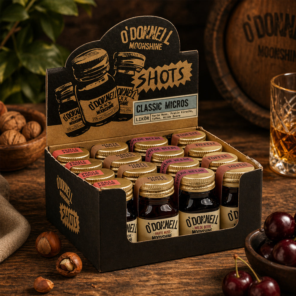 O'Donnell Moonshine Likör Box (16x20ml) 320ml