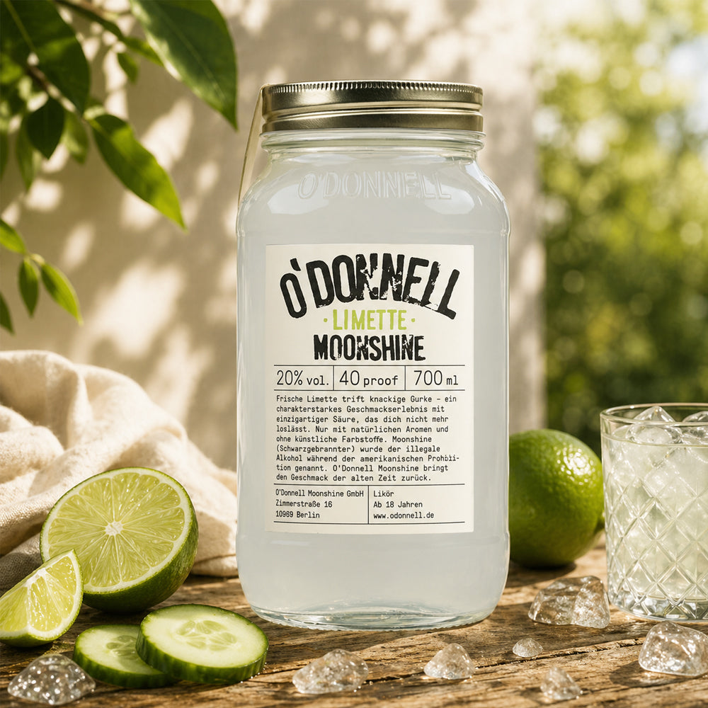 O'Donnell - MOONSHINE Limette 700ml 20% vol.