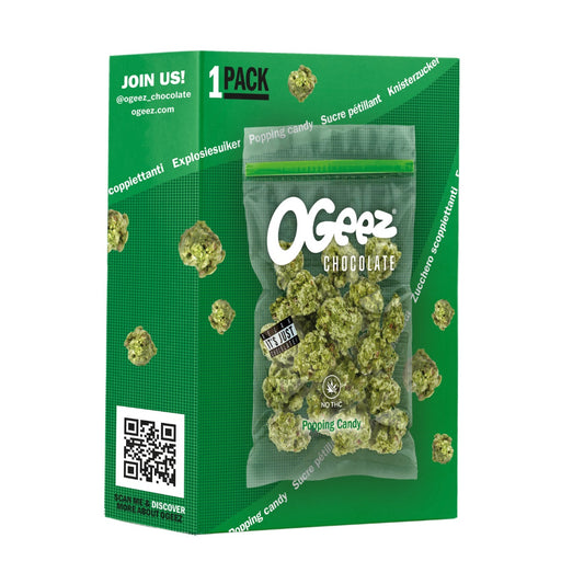 Ogeez Chocolate Popping Candy 35g