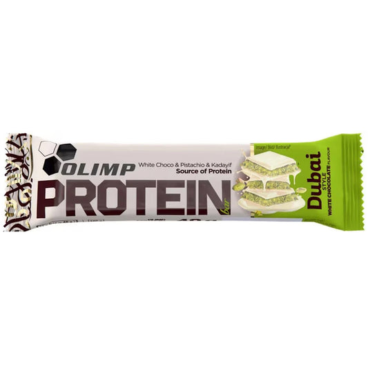Olimp Protein Bar – White Choco & Pistachio & Kadayif (Dubai Style) 40g