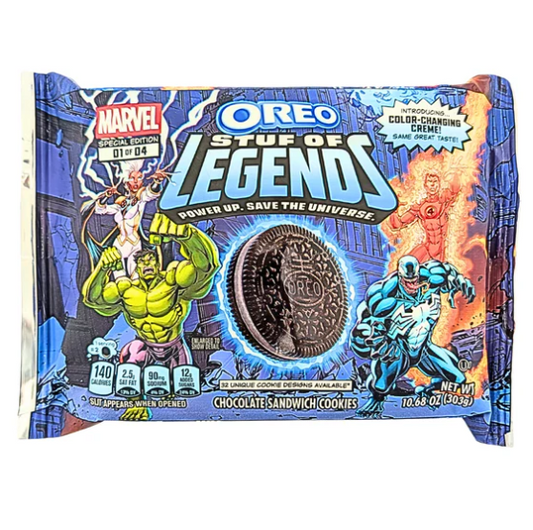 Oreo Chocolate Cream Cookies Marvel Stuf Of Legends Special Edition 303g