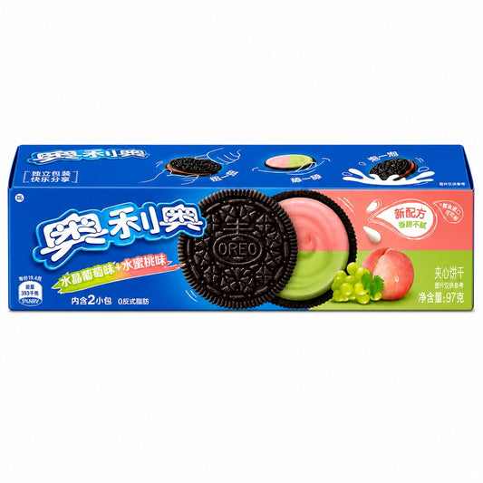 Oreo Sandwich Biscuit Grape and Peach 97g (CHINA)