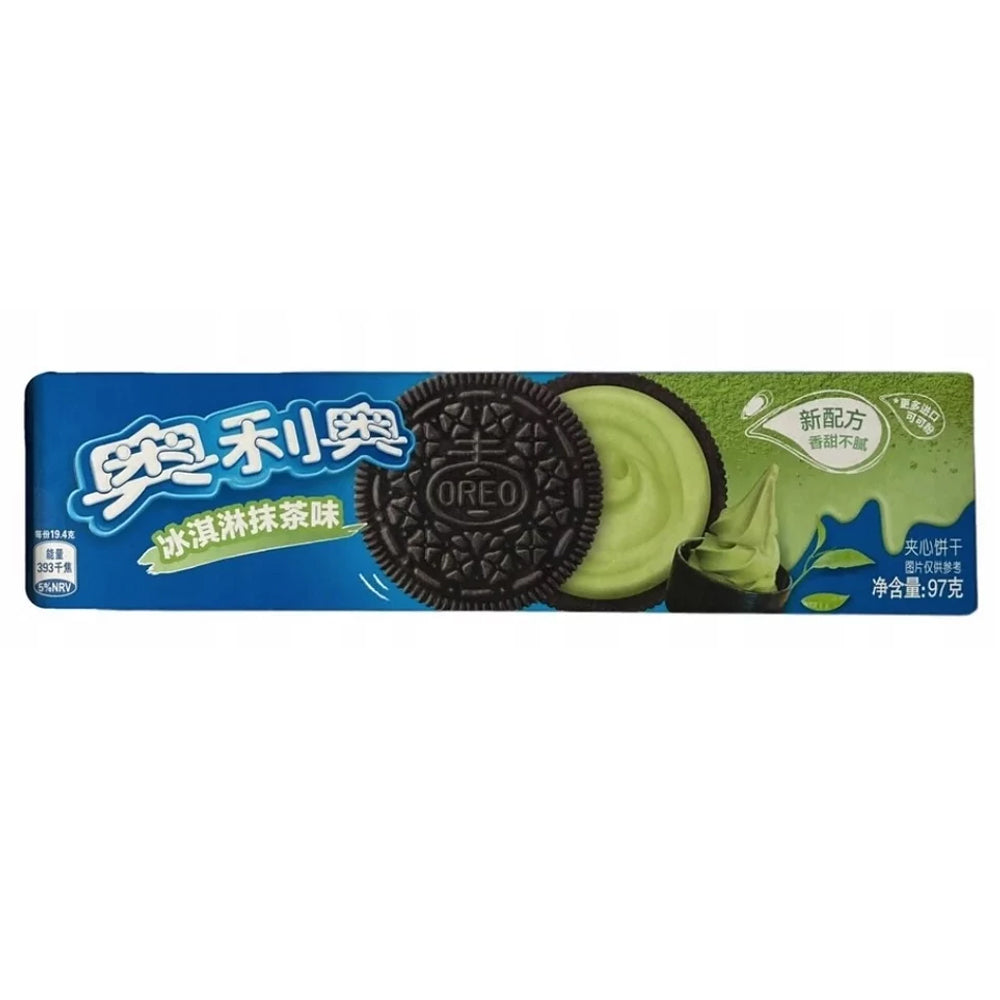 Oreo Sandwich Biscuit Matcha Flavour 97g (CHINA)