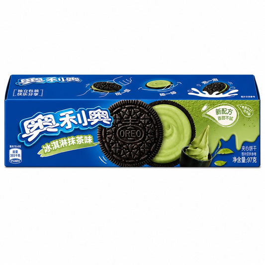 Oreo Sandwich Biscuit Matcha Flavour 97g (CHINA)