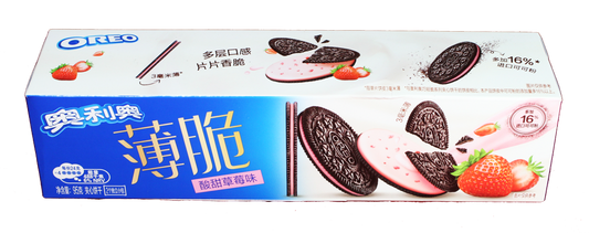 Oreo Sandwich Biscuit Thin - Strawberry 95g