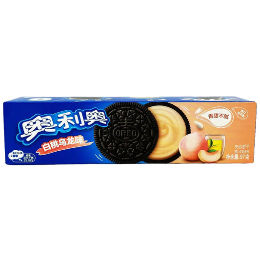 Oreo Sandwich Biscuit White Peach Oolong 97g (CHINA)
