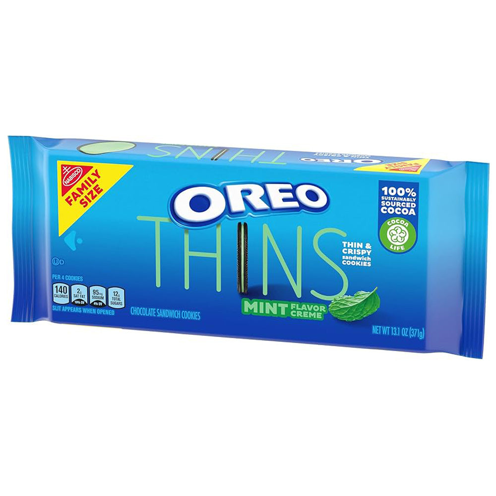 Oreo Thins Mint Flavour Creme 371g