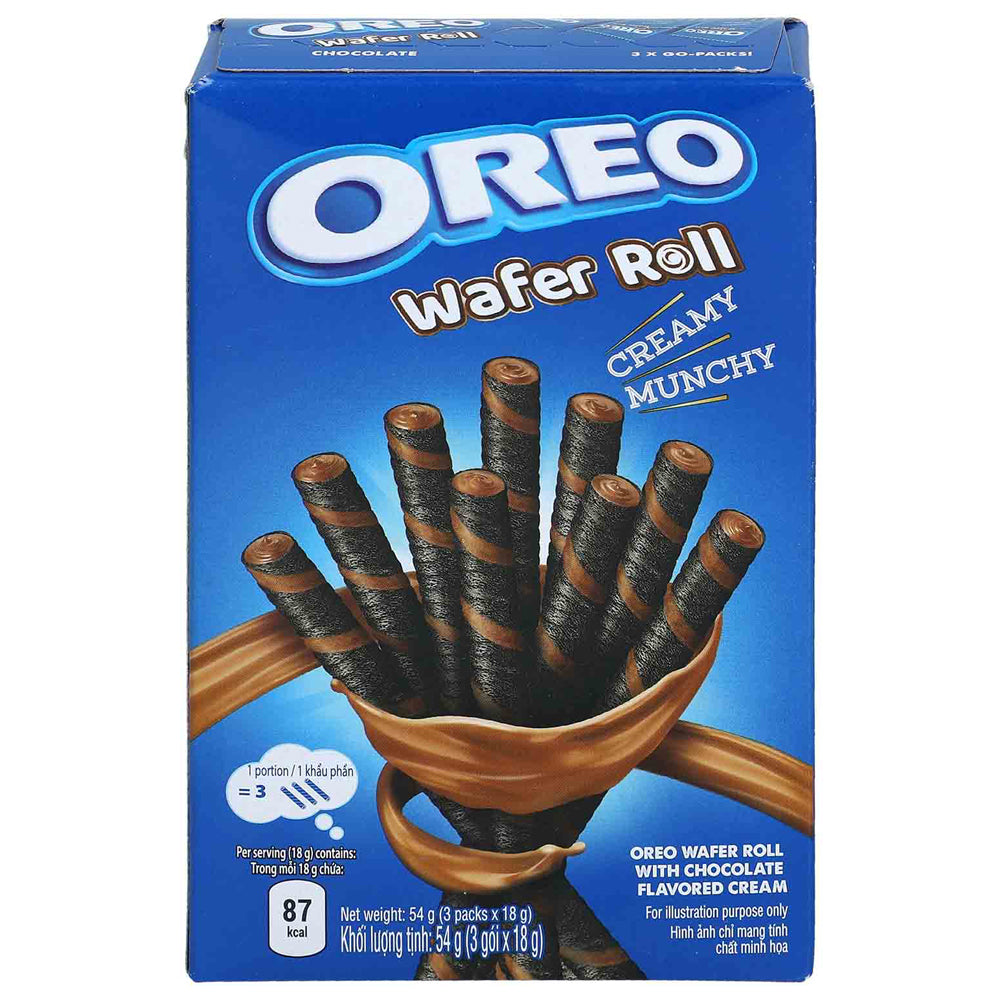 Oreo Wafer Roll Chocolate 54g