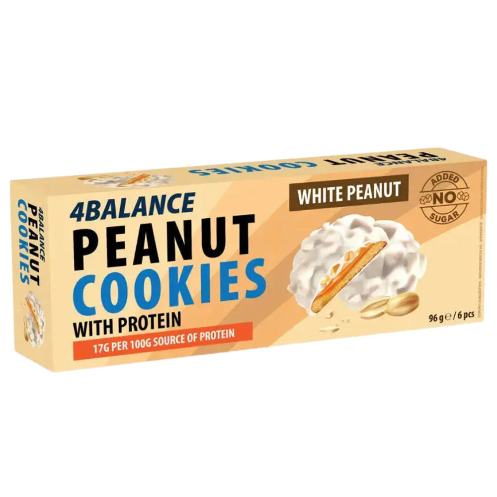 4BALANCE Peanut Cookies White Peanut - With Protein 96g