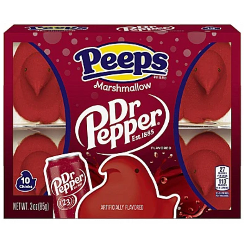 Peeps Marshmallow Dr. Pepper Chicks 10 Pack 85g
