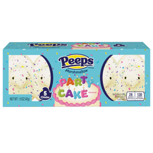 Peeps Marshmallow Party Cake Chicks 5 Pack 42g