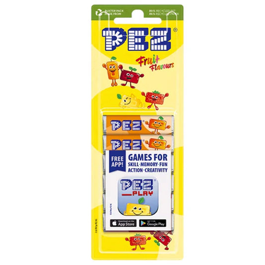 PEZ Bonbons Fruit Flavours für PEZ Spender Laktose und Glutenfrei 51g