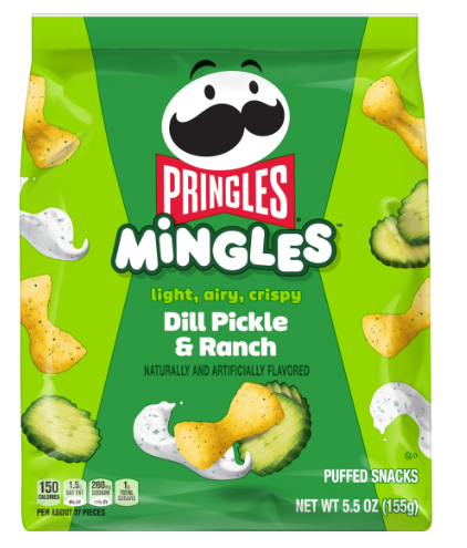 Pringles Mingles Dill Pickle & Ranch 155g