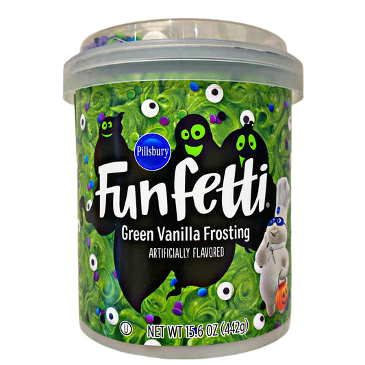 Pillsbury Funfetti Green Vanilla Frosting 442g