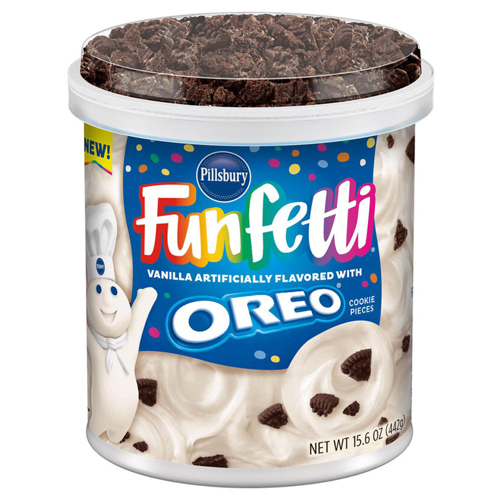 Pillsbury Funfetti Vanilla Oreo Frosting 442g