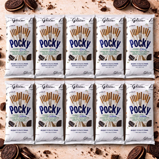 Pocky Cookies & Cream Softpack 10 x 40g Vorratspack