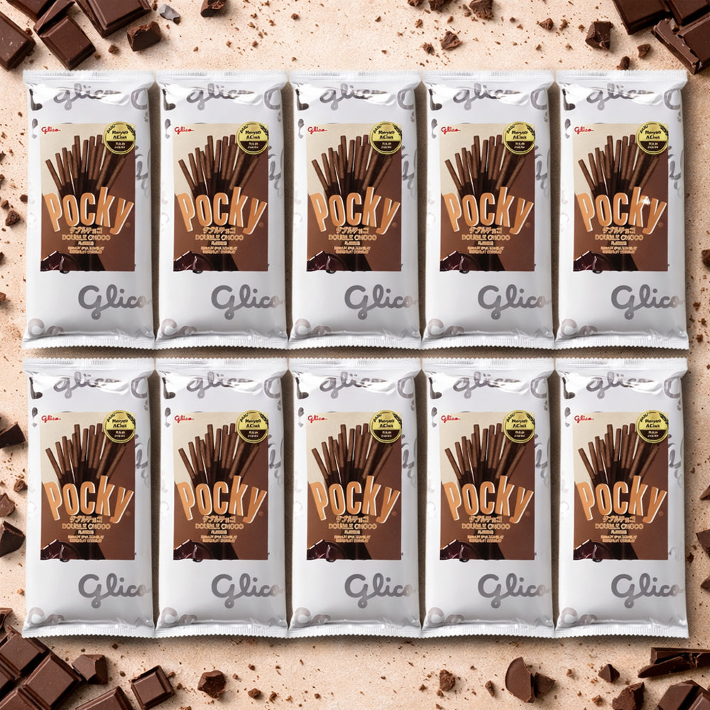 Pocky Double Chocolate Softpack 10 x 47g Vorratspack