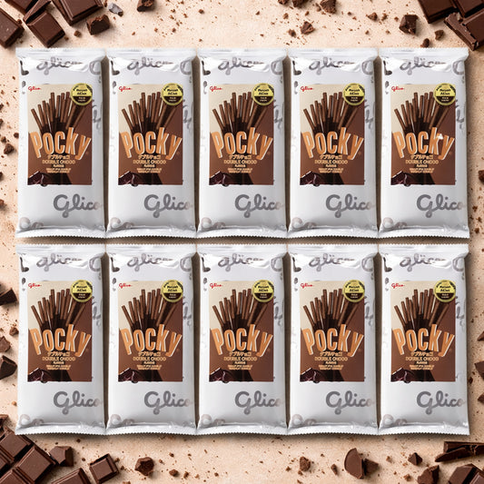Pocky Double Chocolate Softpack 10 x 47g Vorratspack