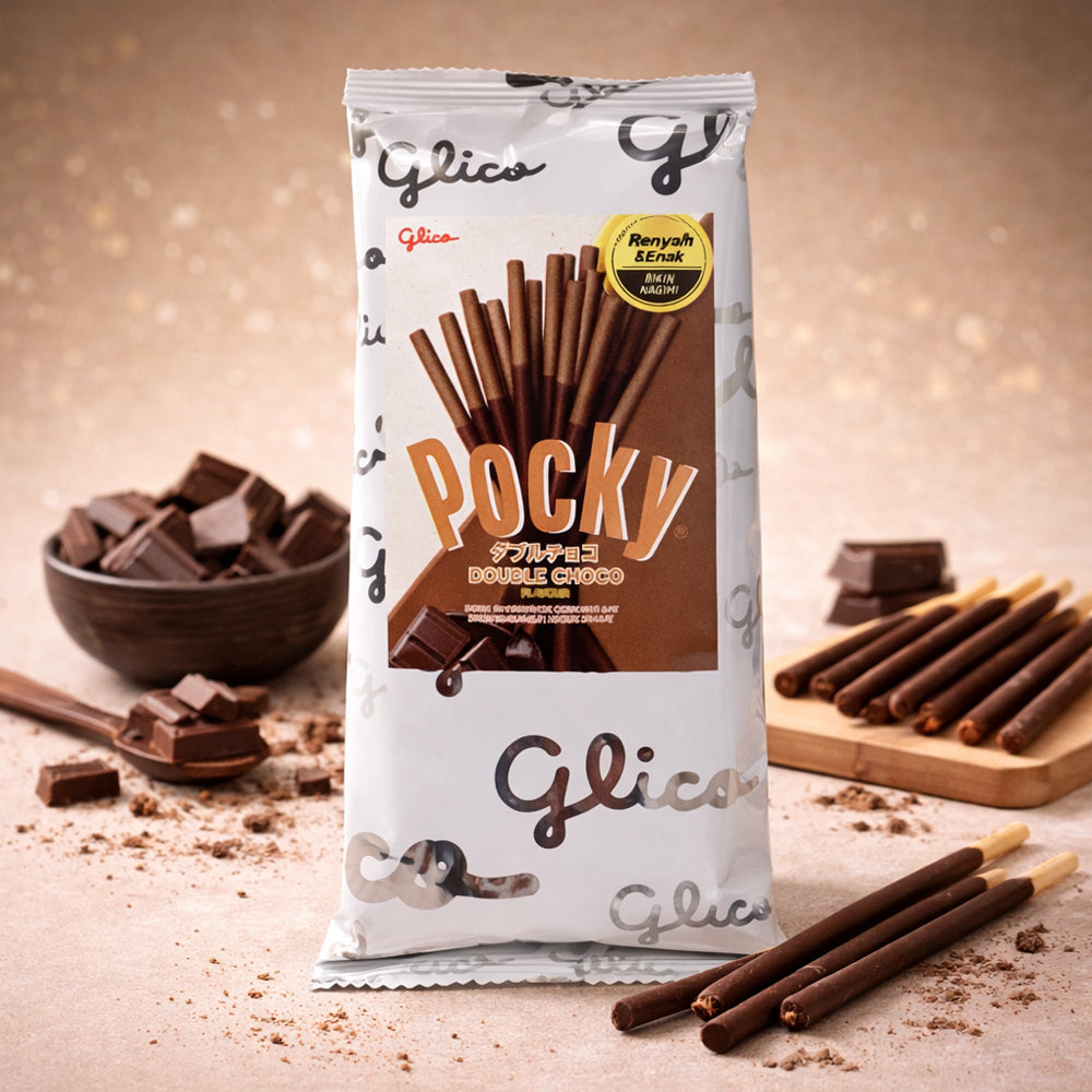 Pocky Double Chocolate Softpack 47g