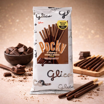 Pocky Double Chocolate Softpack 47g