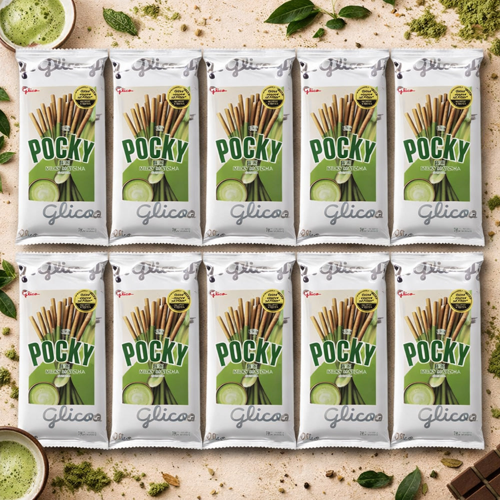 Pocky Milky Matcha Softpack 10 x 33g Vorratspack