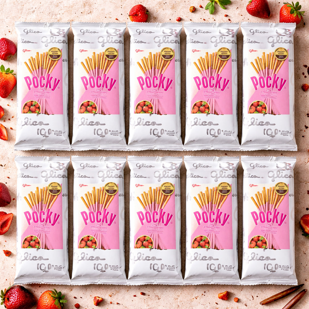 Pocky Strawberry Softpack 10 x 45g Vorratspack