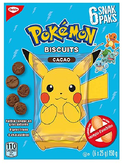 Pokemon Cacao Biscuits 6er Pack 150g