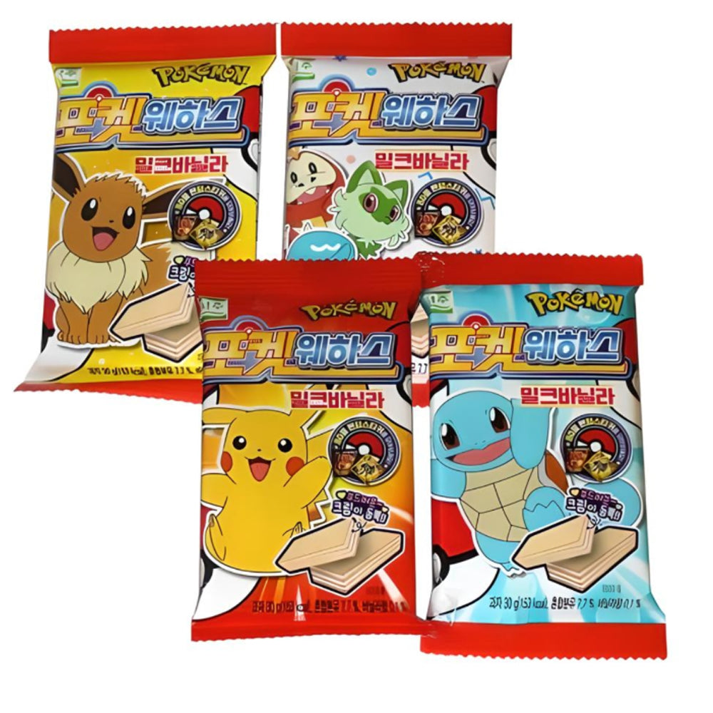 Pokémon Wafers Milch-Vanille 30g