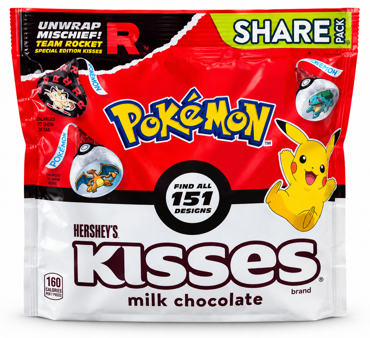 Hershey’s Kisses Milk Chocolate – Pokémon Special Edition 255g