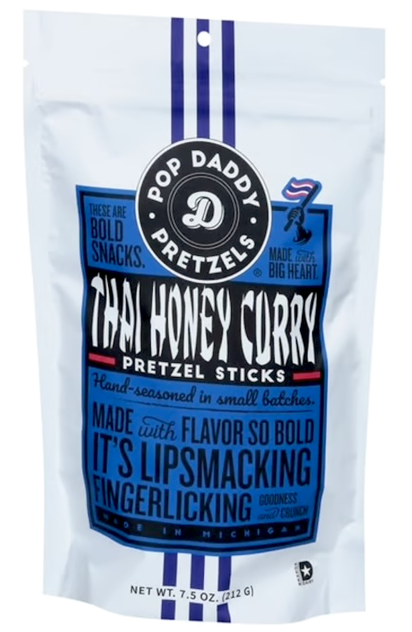 Pop Daddy Pretzels Thai Honey Curry 212g