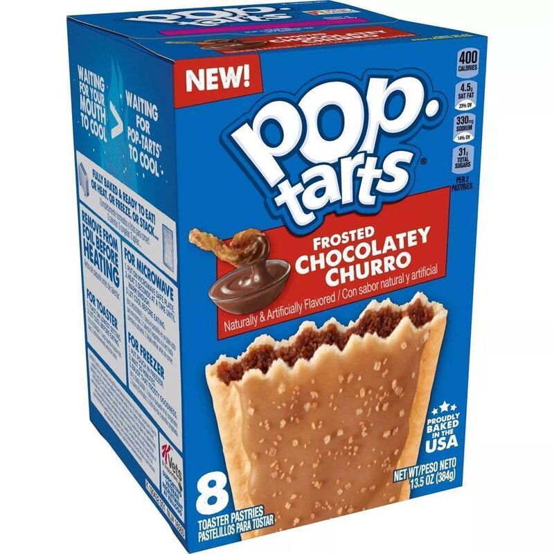 Kellogg's Pop-Tarts Frosted Chocolatey Churro - 8 Stück - 384g