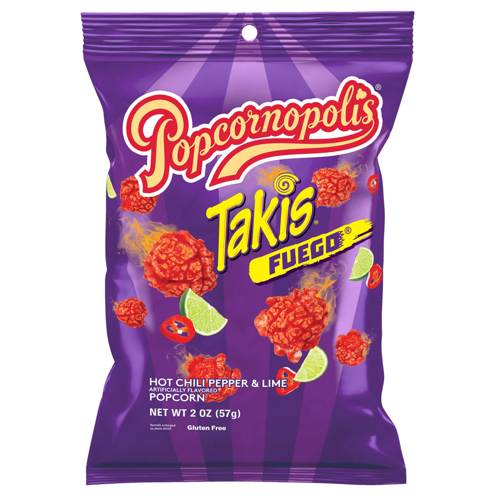 Popcornopolis Takis Fuego 57g