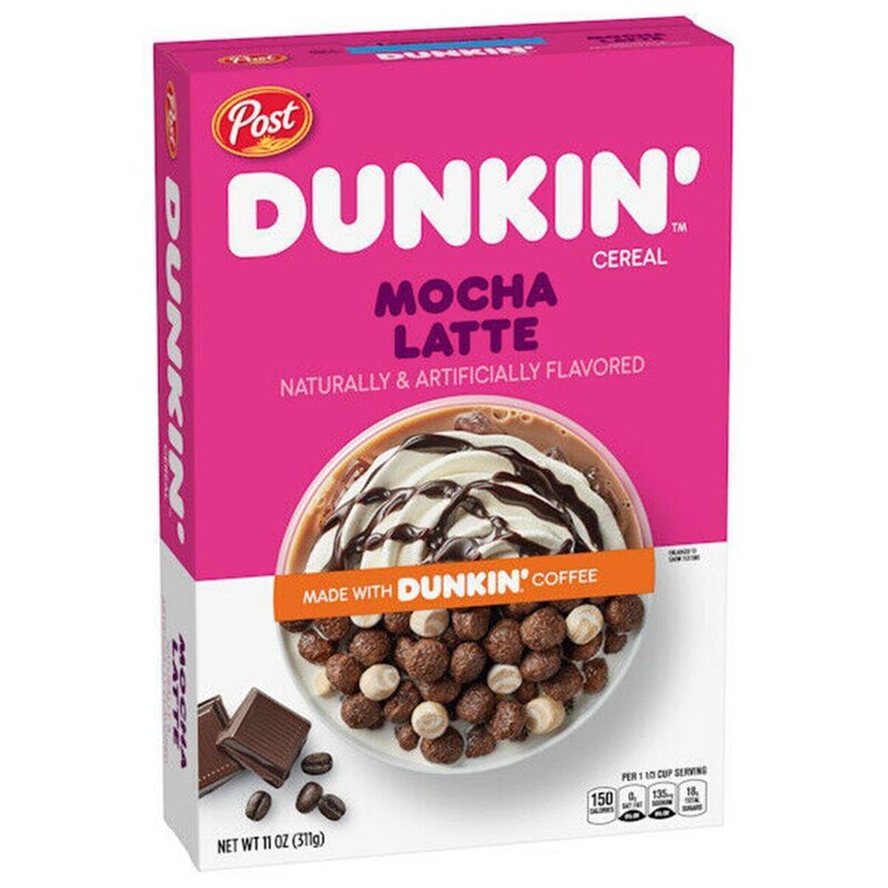 Post - Dunkin Donuts Cereal Mocha Latte 311g