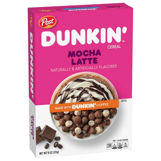 Post - Dunkin Donuts Cereal Mocha Latte 311g