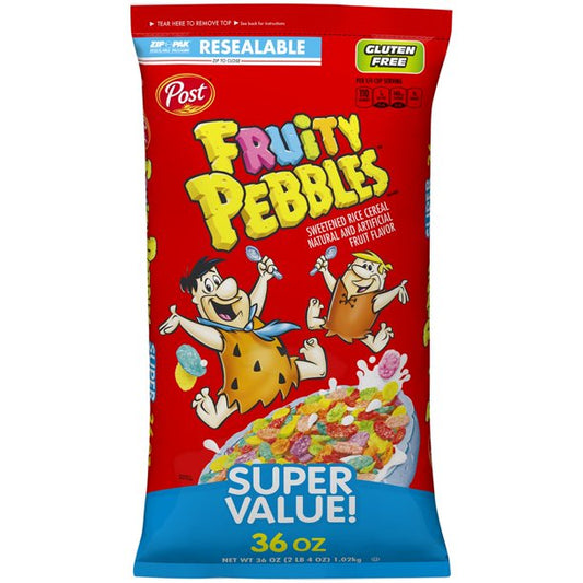 Fruity Pebbles Cerealien Super Value 1,02kg