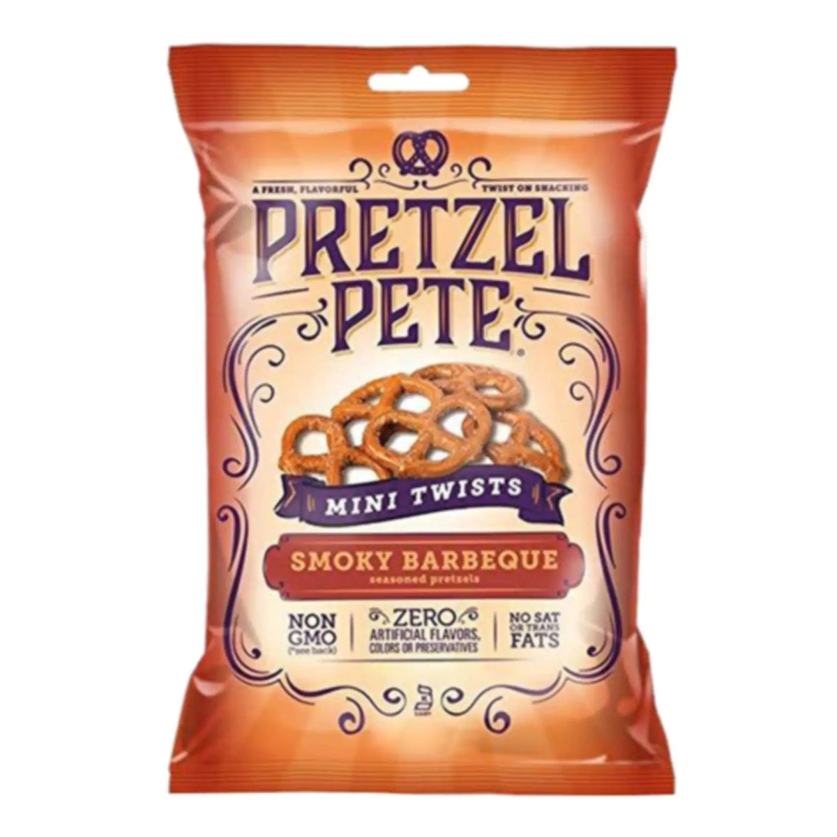 Pretzel Pete Smoky Barbecue Mini Twists 100g