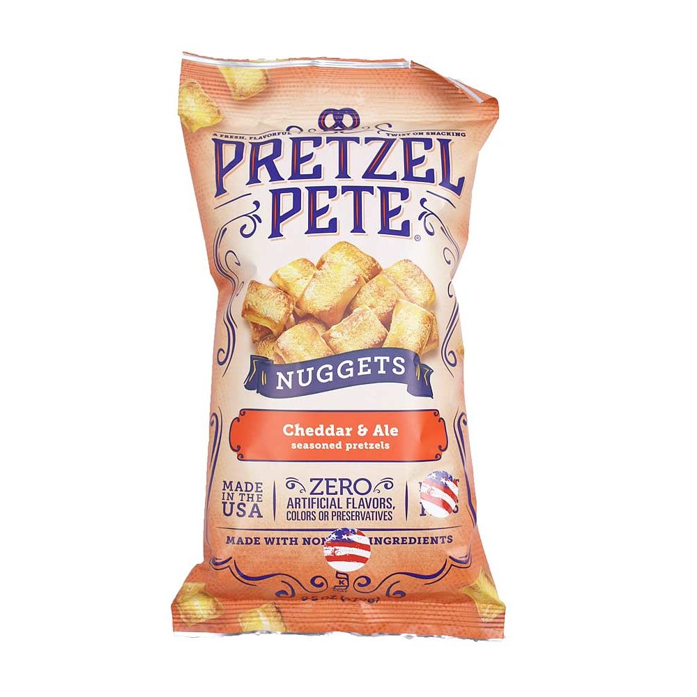 Pretzel Pete Nuggets Cheddar & Ale 270g