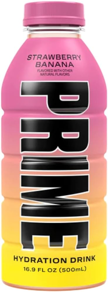 Prime Hydration Sportdrink Strawberry Banana 500ml