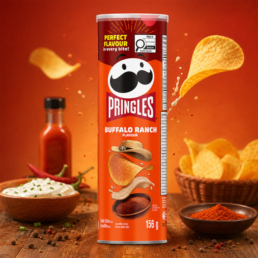 Pringles Buffalo Ranch Flavour 156g (USA)