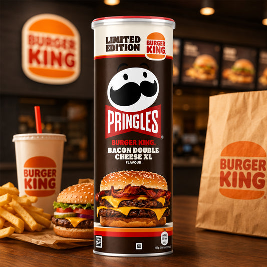 Pringles Burger King Bacon Double Cheese XL Limited Edition 165g (UK)