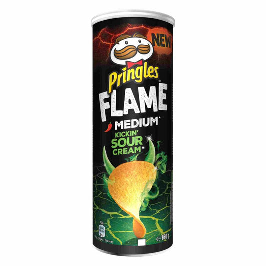 Pringles Flame Medium Kickin Sour Cream 160g