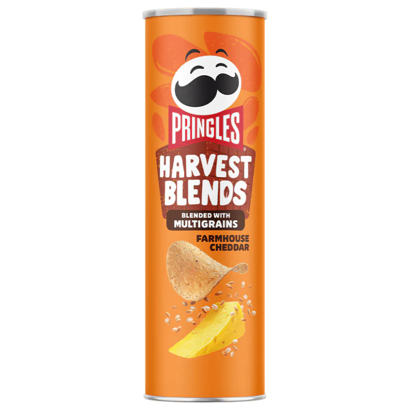 Pringles Harvest Blends Farmhouse Cheddar 158g