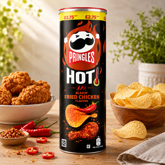 Pringles Hot Blazin' Fried Chicken 160g (UK)